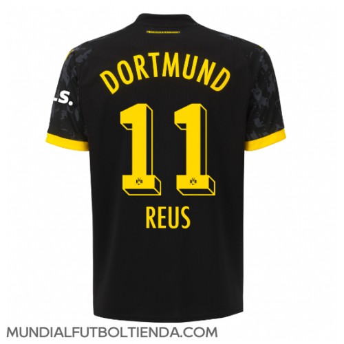 Camiseta Borussia Dortmund Marco Reus #11 Segunda Equipación Replica 2023-24 mangas cortas